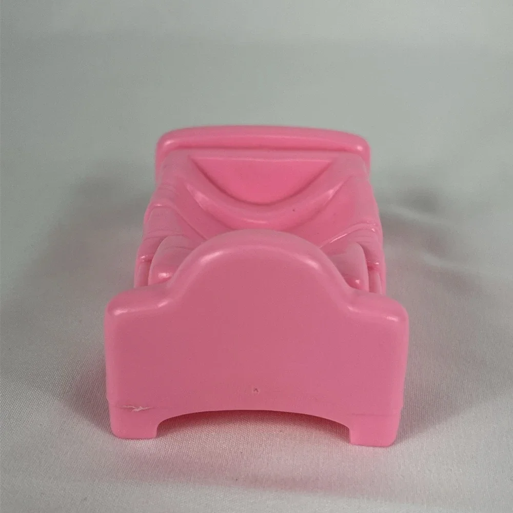 Vintage Fisher Price Little People Home‎ Sweet Home Doll House Bed Pink 1996